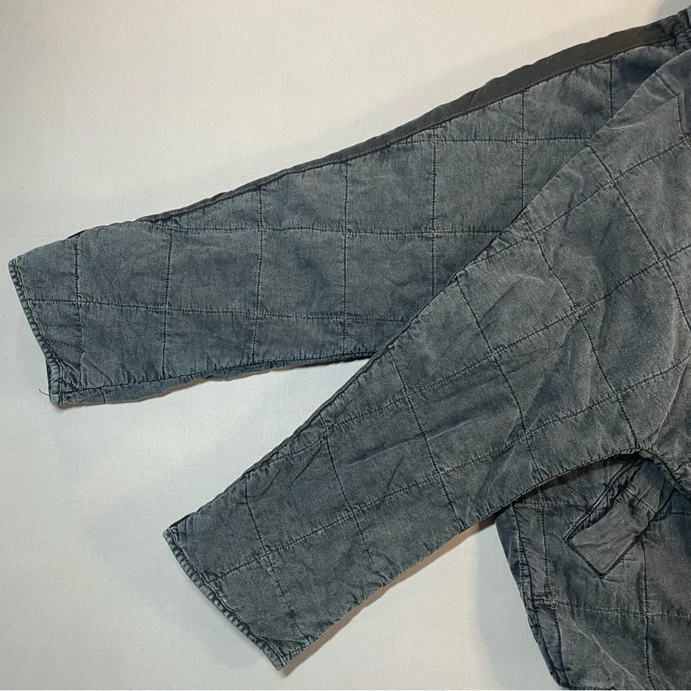 EXCELLENT Free People Black Dolman Quilted Bomber Jacket